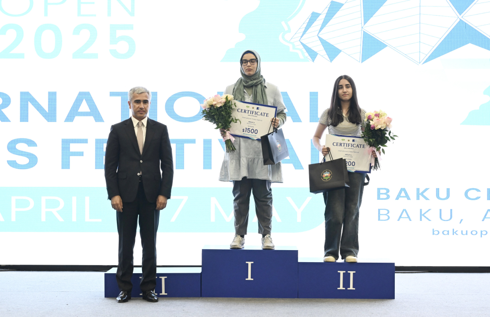 &ldquo;Baku Open-2025&rdquo; Beynəlxalq Şahmat Festivalının bağlanış mərasimi keçirilib